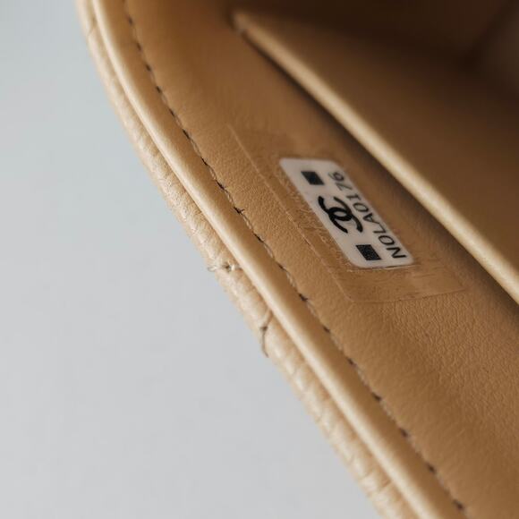 Chanel Nano Coco Top Handle Flap Bag Light Beige Caviar Gold Hardware 24K - Picture 11 of 11